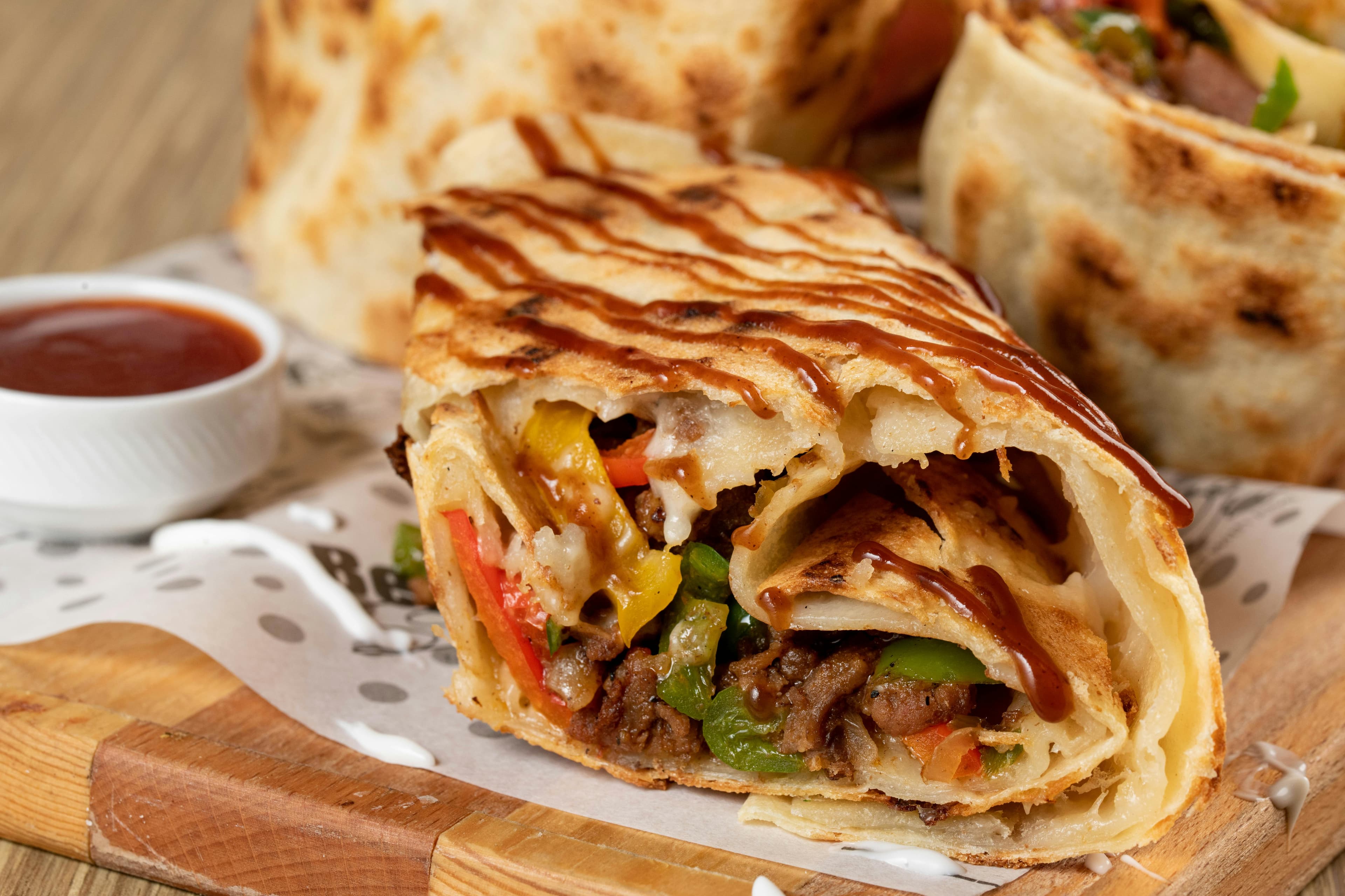 Steak Fajita Burritos