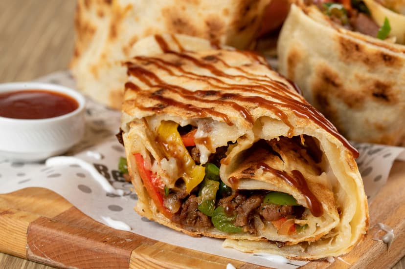 Steak Fajita Burritos