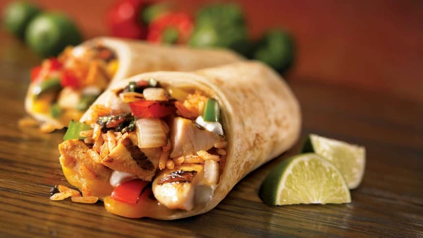 Spicy Chicken Burritos
